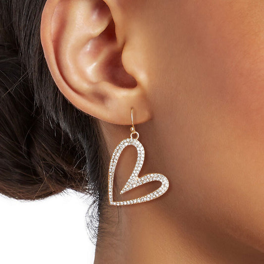 Heart earrings,woman earrings,woman earrings near me 