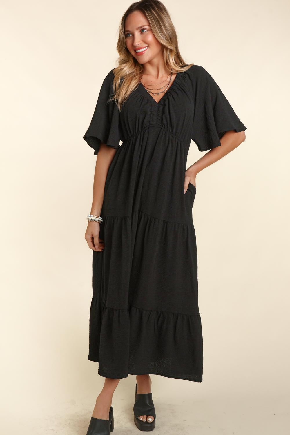 Maxi Dress with Side Pocket