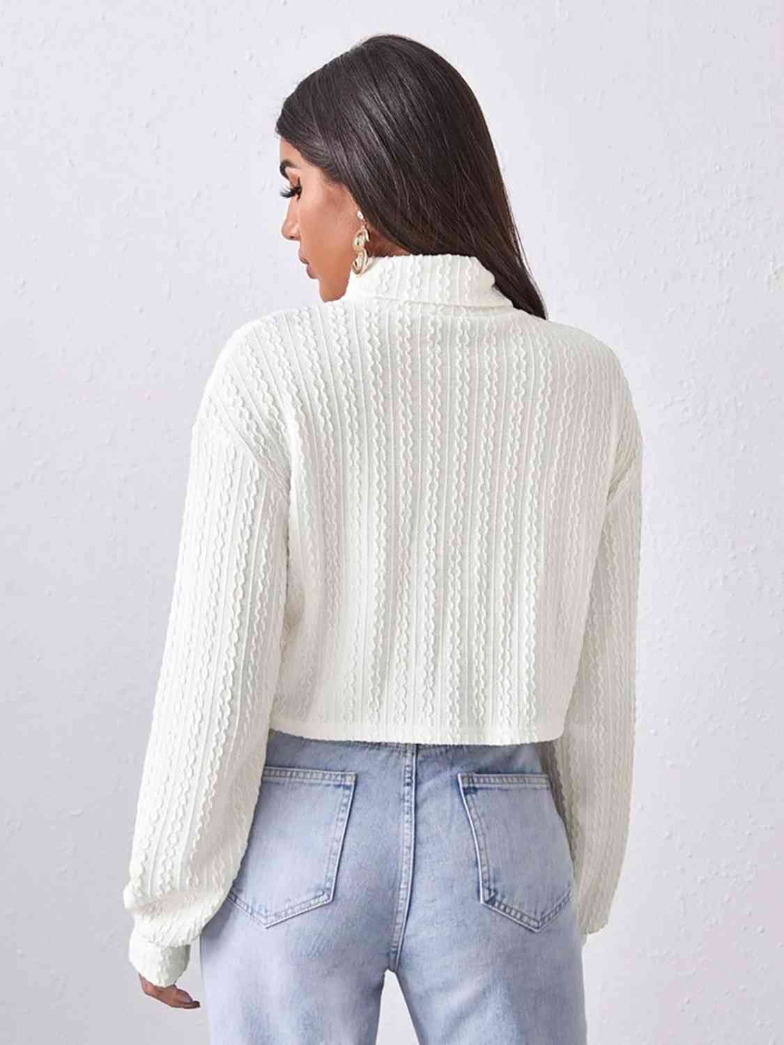 Turtleneck Long Sleeve Top