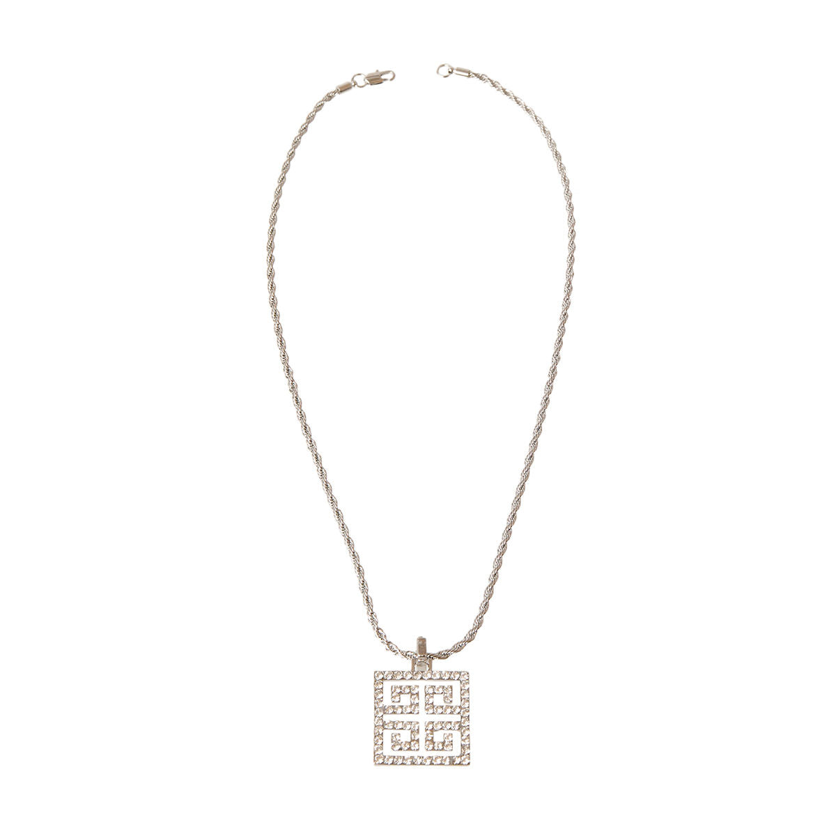 Sparkling Statement: Rhinestone Signature Pendant