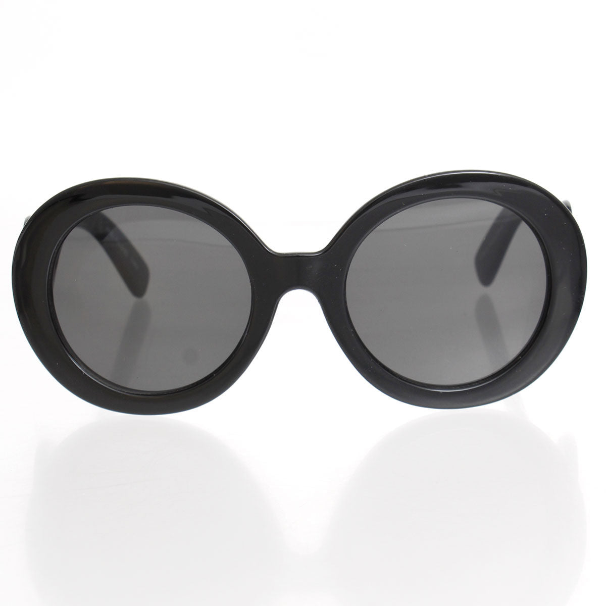 Sunglasses Round Black Swirl Eyewear for Women