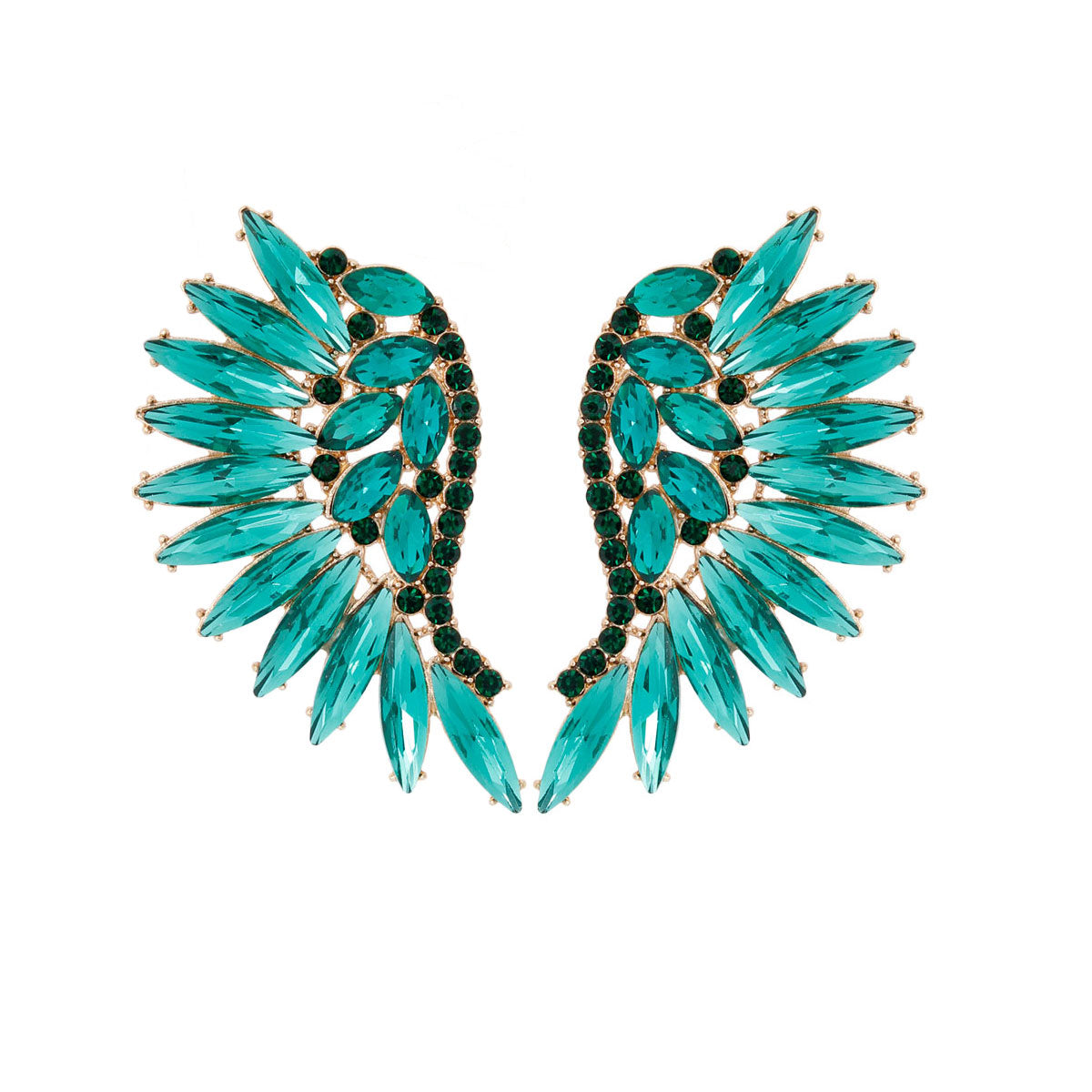 Green Wing Earrings